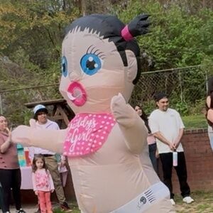 Gender Reveal Blow up costume’s